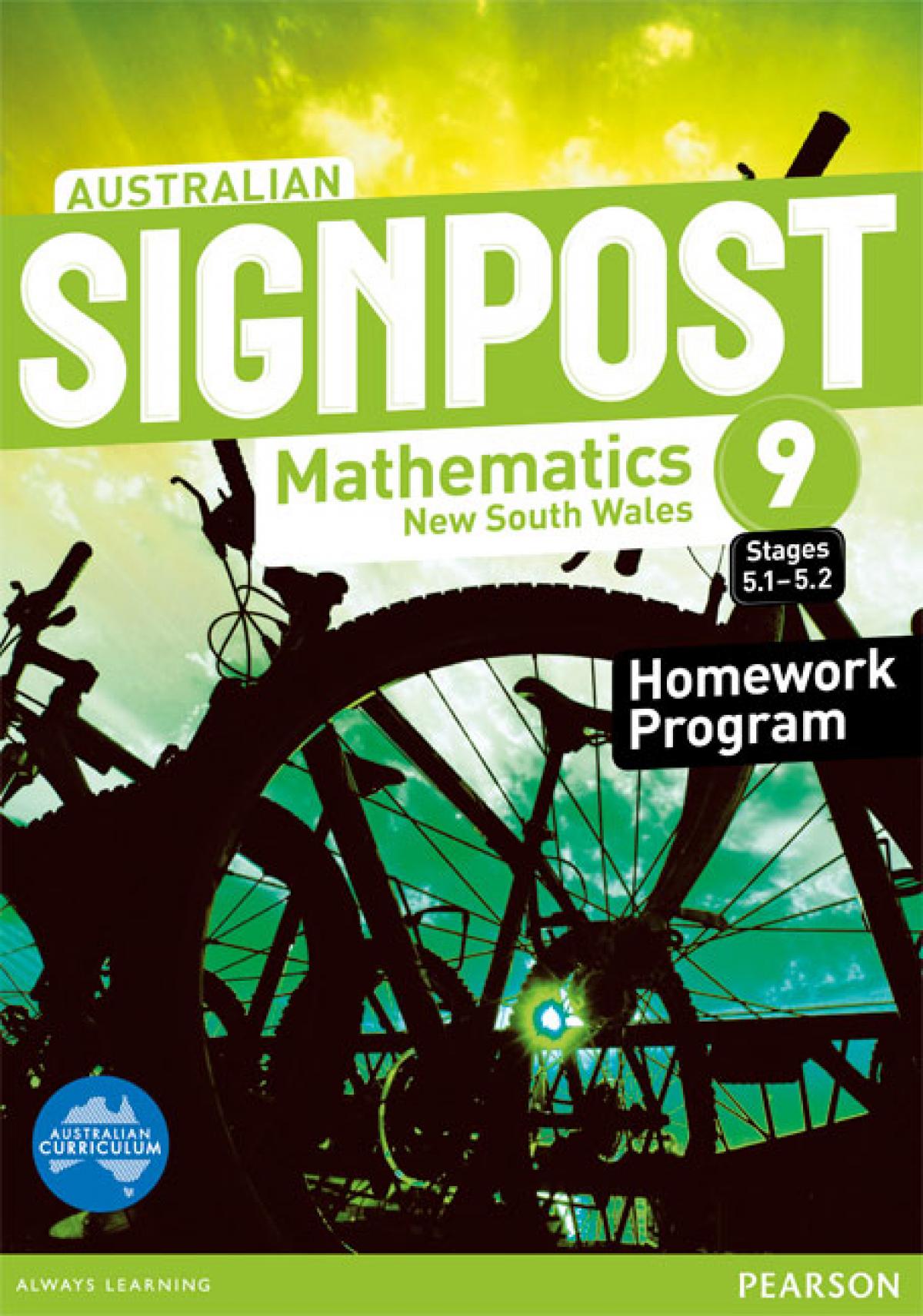 Australian Signpost Mathematics New South Wales 9 (5.1-5.2) Homework ...